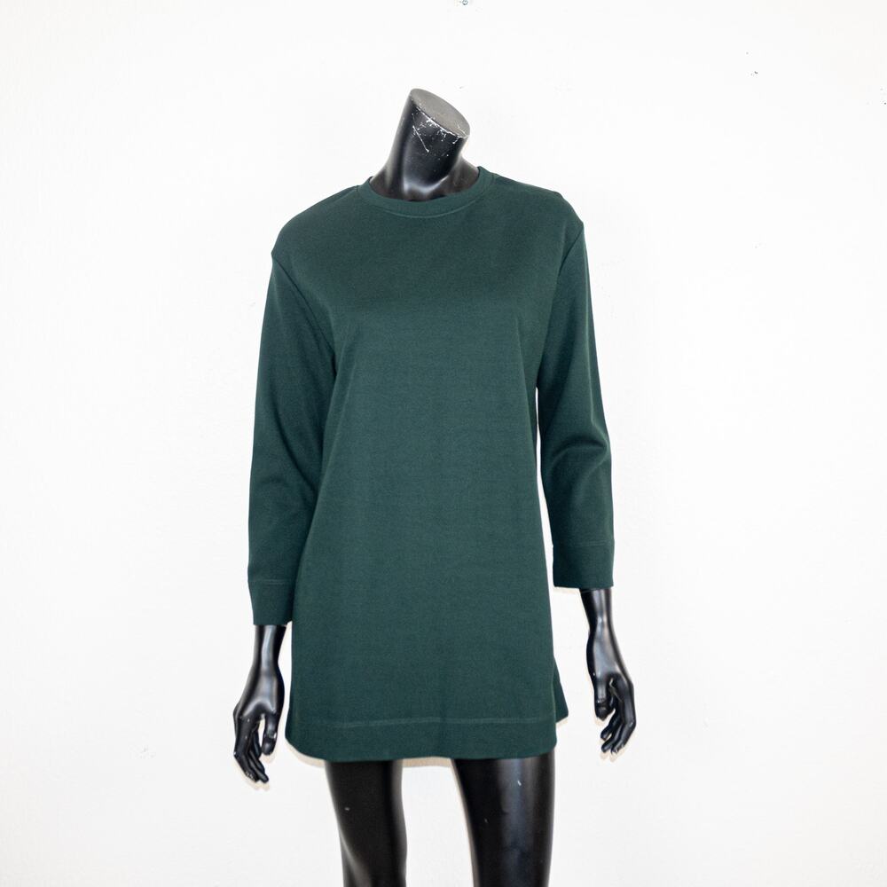 LESET Rio Oversized crewneck Tunic in forest green size XS $210